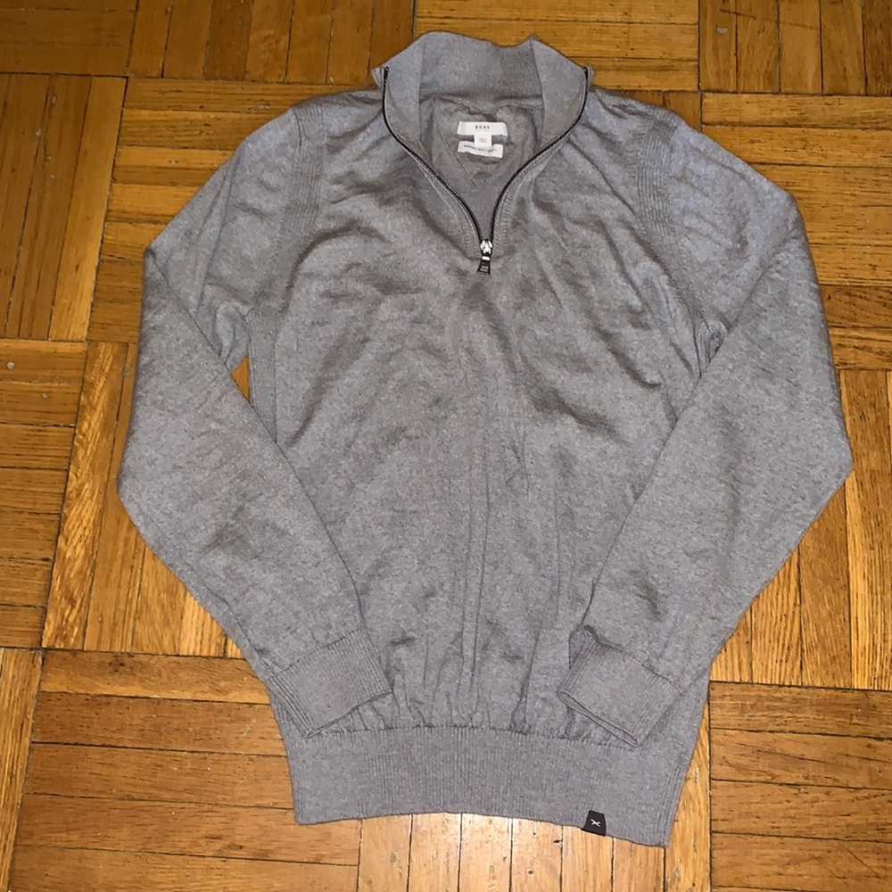 Brax Feel Good Gray Sweater Size 52/Large NWOT